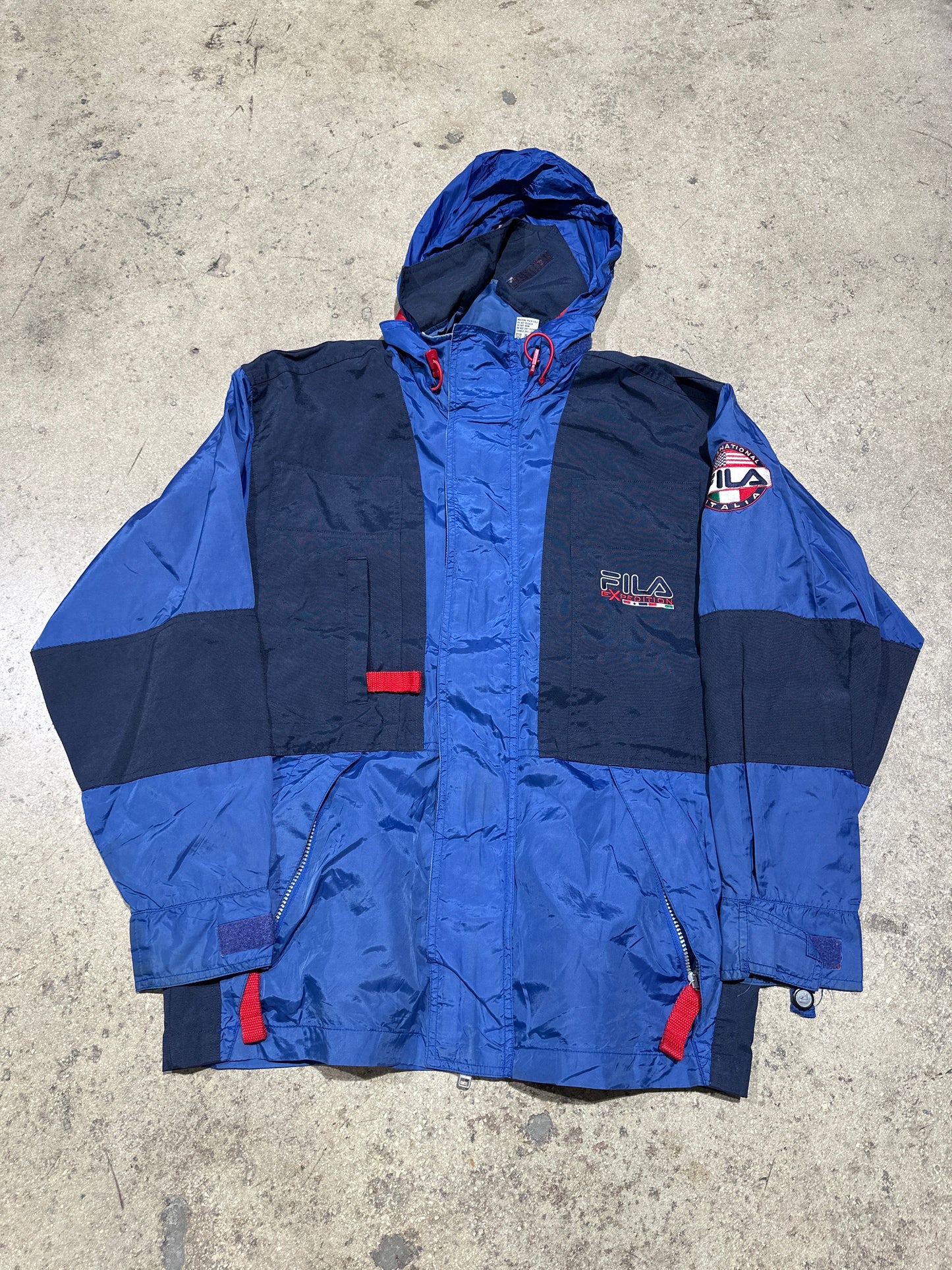 Fila Expedetion Jacket - Blue Size Small