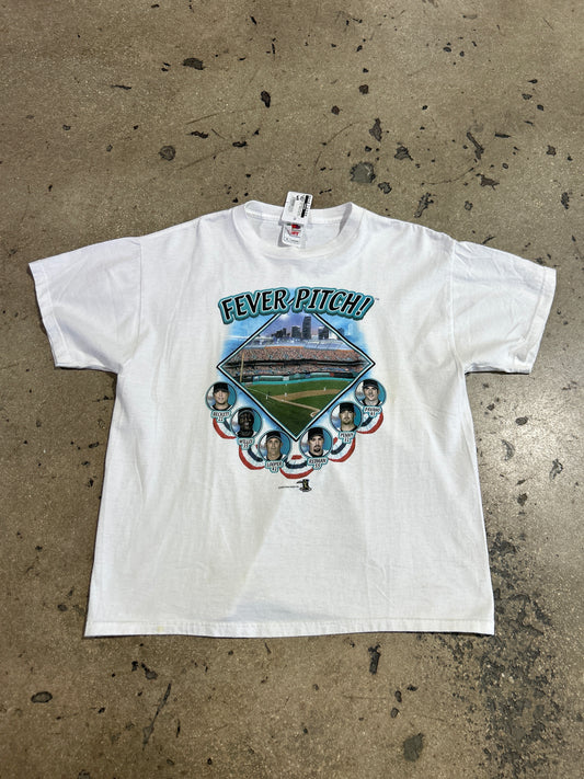 2003 Marlins Fever Pitch Tee - White XL (23 x 28)
