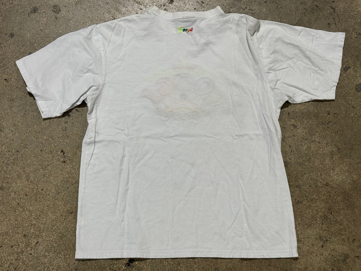 Coogi Cowboy Hat Tee - White Size XL