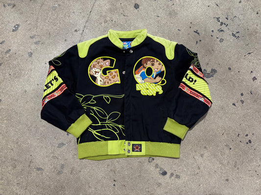 JH Design Go Diego Go Racing Jacket - Black /Lime Green Size Youth XL