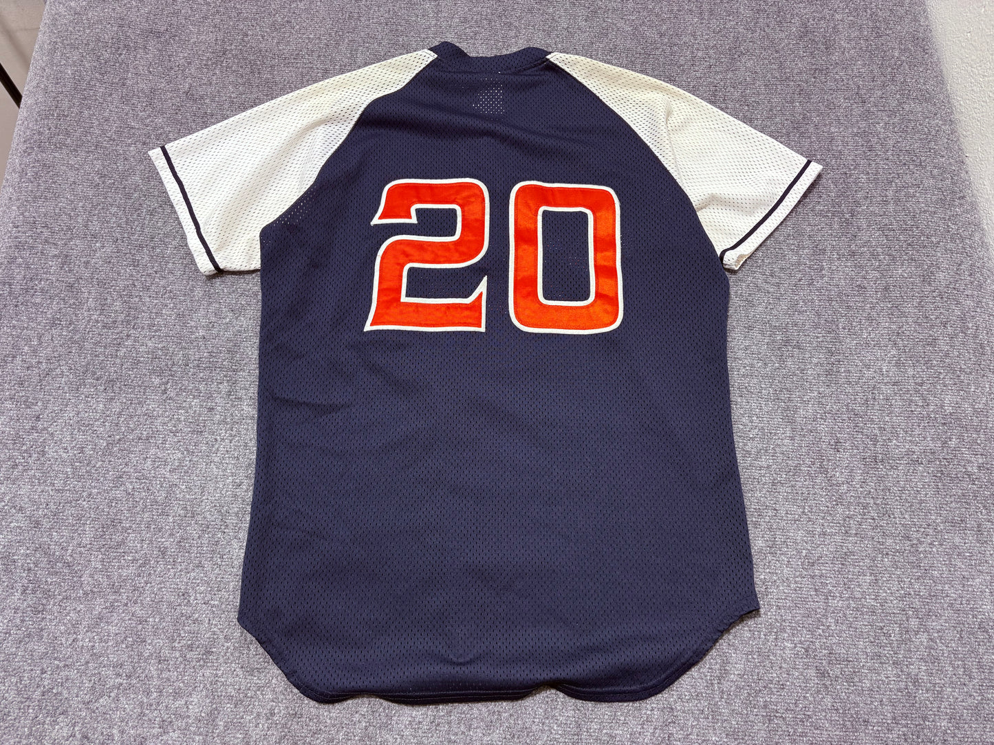 Colt 45 Mesh Baseball Jersey - Navy / Orange Size Large