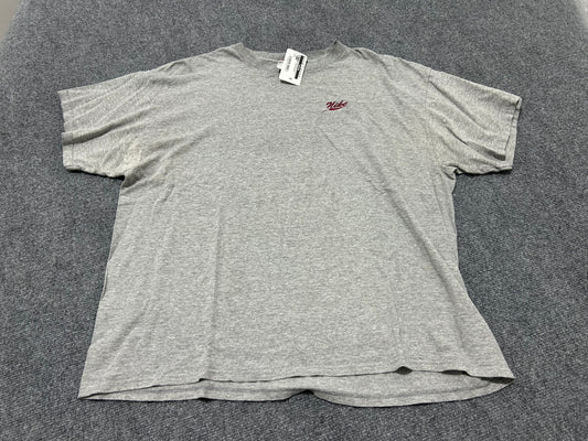 Nike Small Logo Tee - Gray Size XL(con)