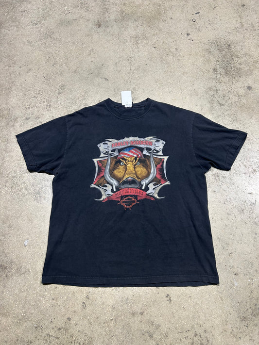 2008 Harley Davidson Hog Tee - Black Size XL