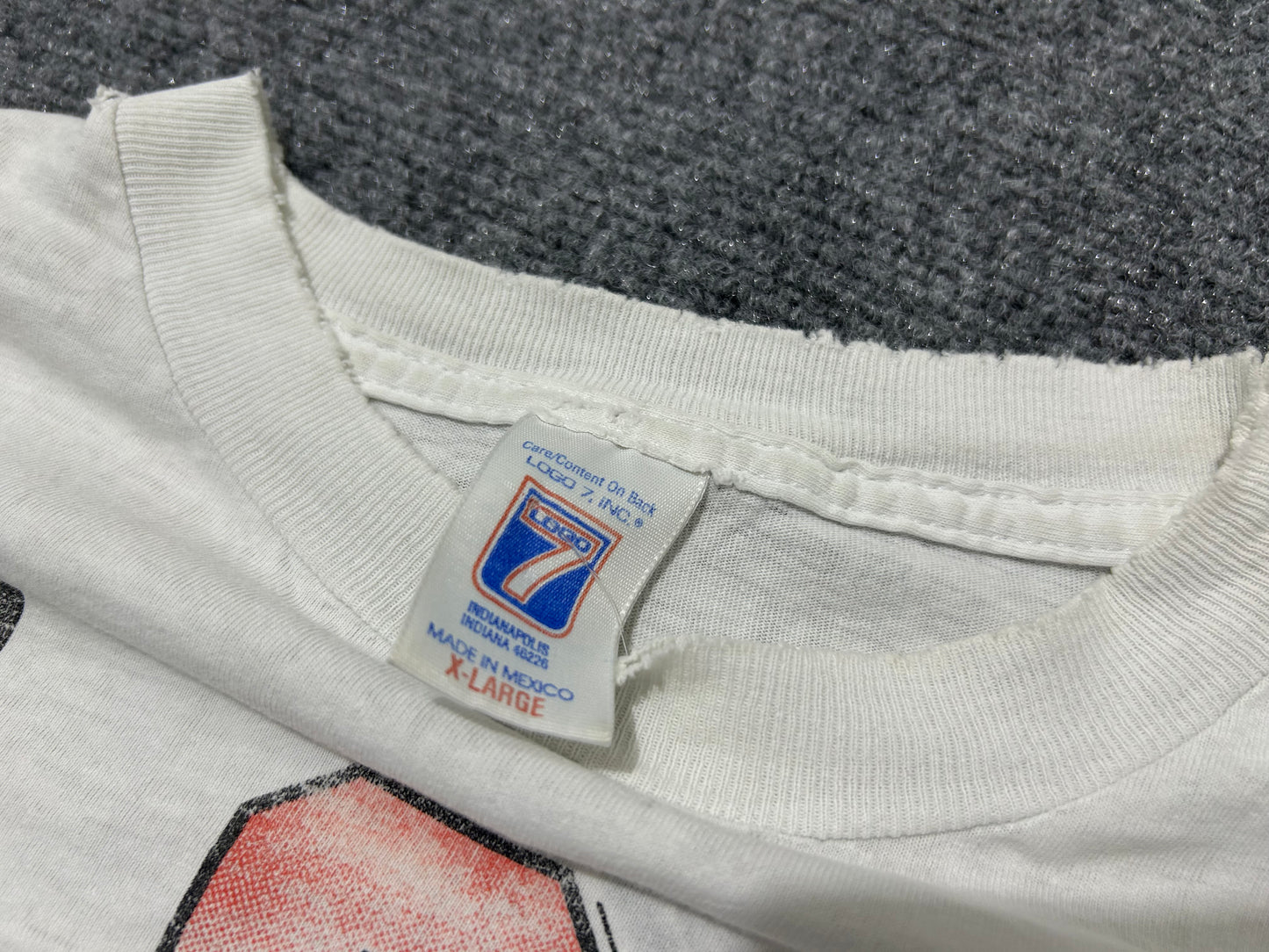1995 Distressed/ Thrashed USA Dream Team Tee - White Size XL