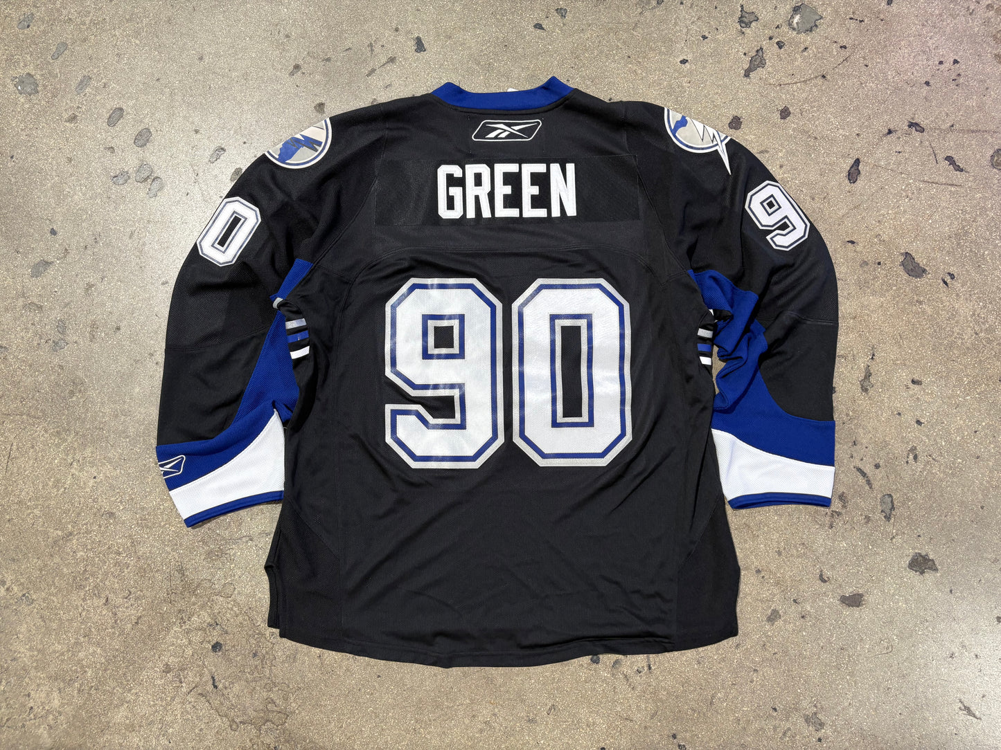 Reebok Tampa Bay Lightning Green #90 Jersey Size XL