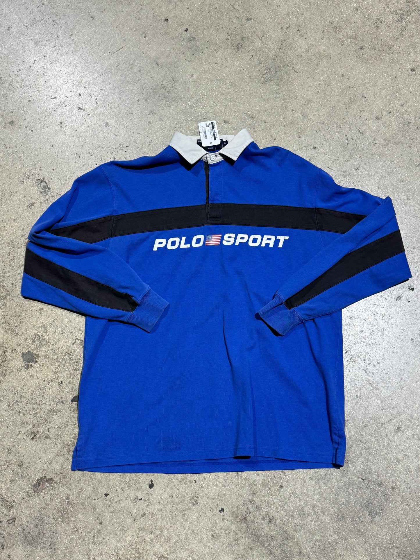 Polo Sport Rugby - Blue/Black/White Size Large