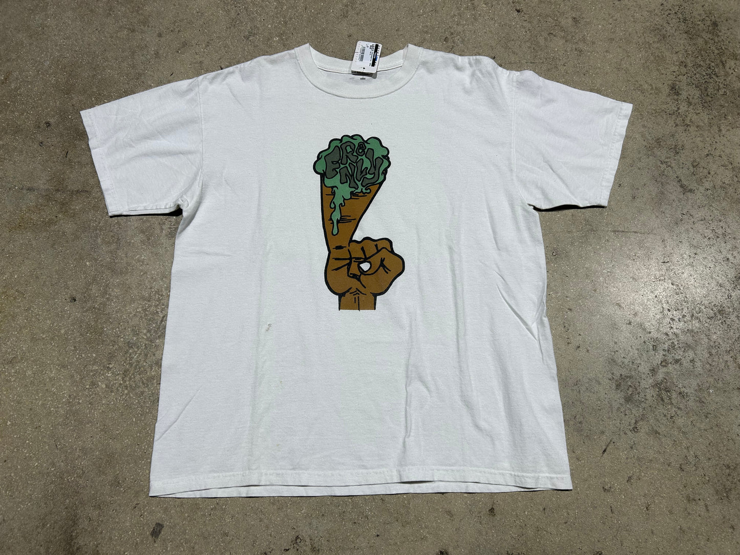 Frenly Booger Tee - White Size XL