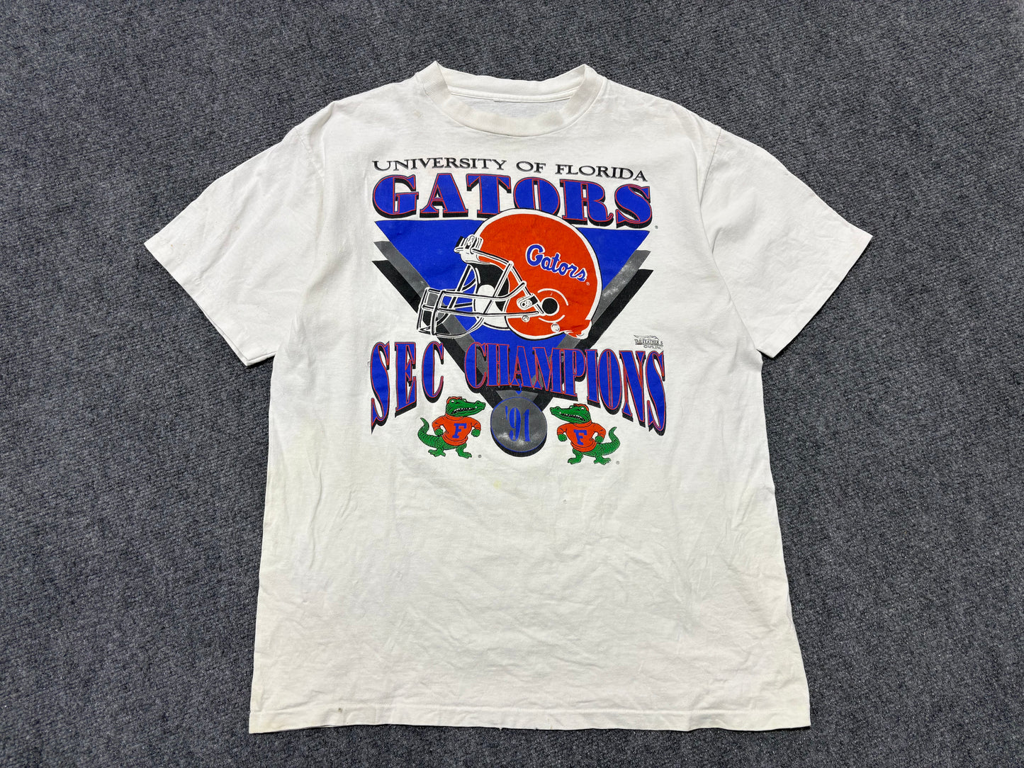 1991 Florida Gators SEC Champs Tee - White Size Medium