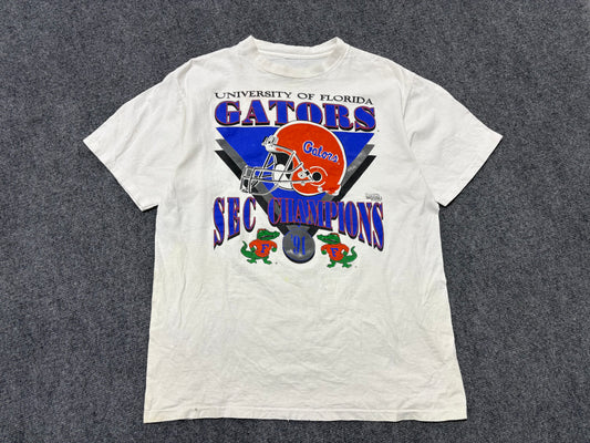 1991 Florida Gators SEC Champs Tee - White Size Medium
