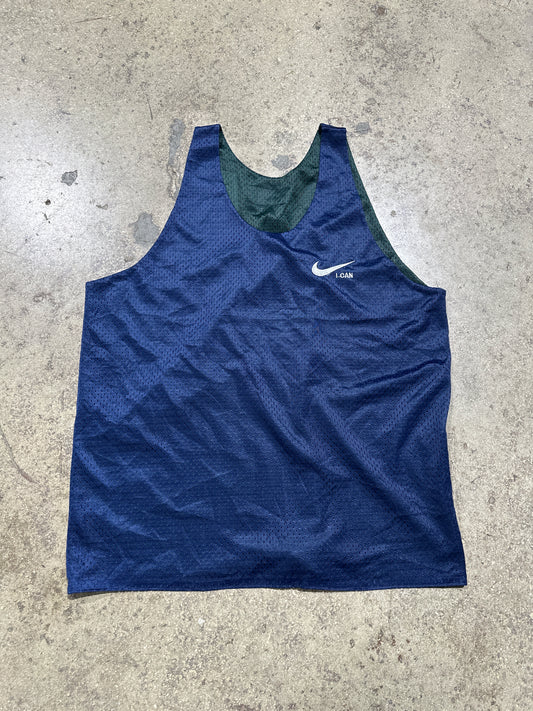 Bootleg Nike I Can Reversible Jersey - Navy/Green Size Large