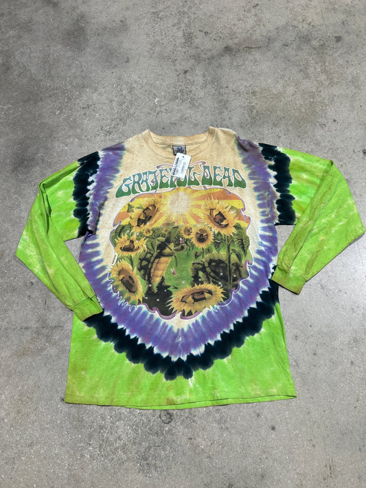 1998 Grateful Dead Tortoise Longsleeve Tee - Tie Dye Size XL