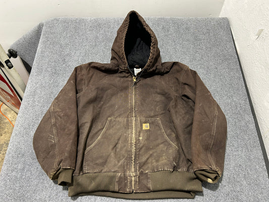 Carhartt Hooded Work Jacket
- Brown Size XXL