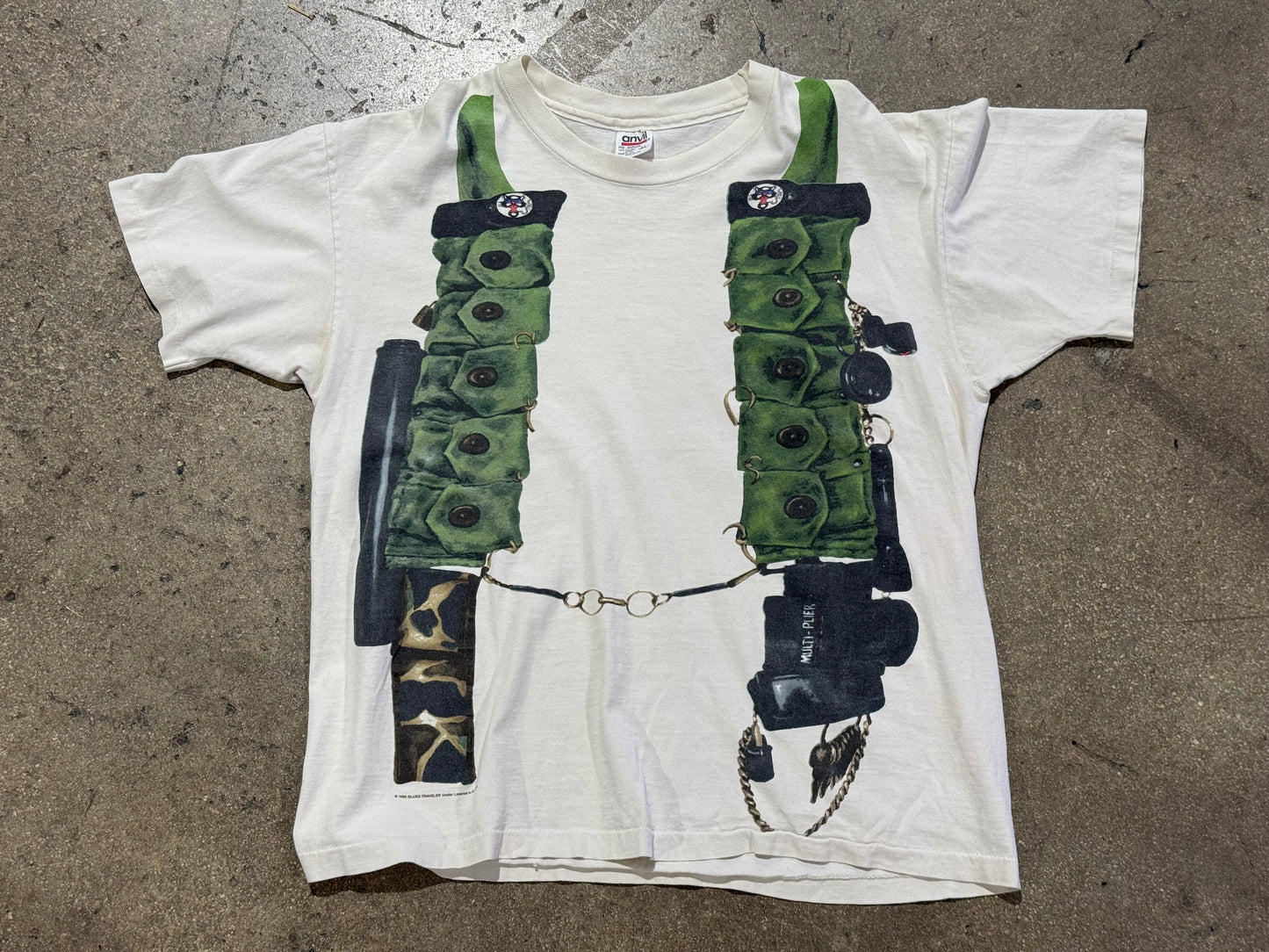 1995 Blues Traveler Vest Tee - White Size XL