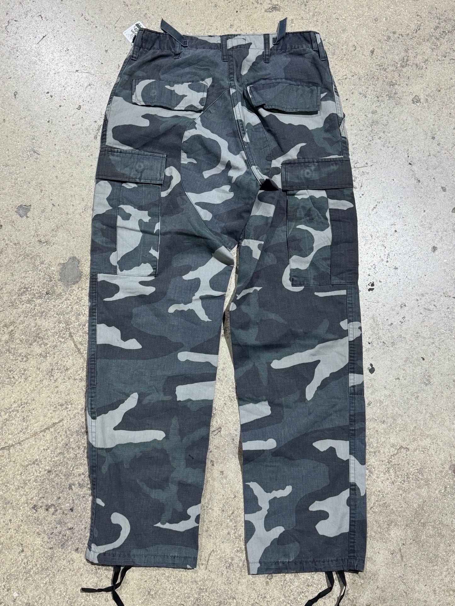 Dark Army Cargo Pants - Deep Green Size 30x30