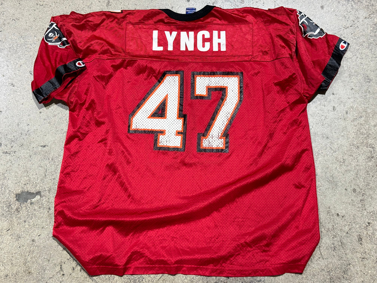 Champion #47 Lynch Buccaneers Jersey - Red Size 2XL