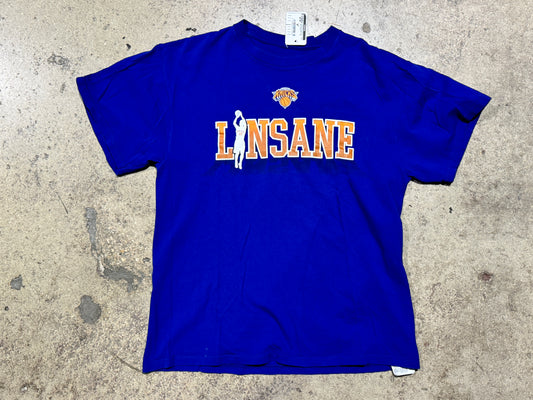 Linsane Knicks Tee - Blue Size Large