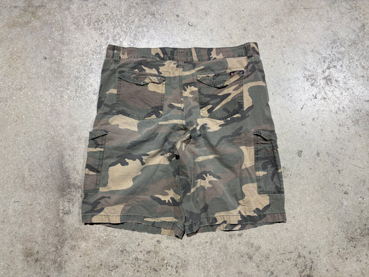 Airwalk Camo Cargo Shorts - Camo Size 38