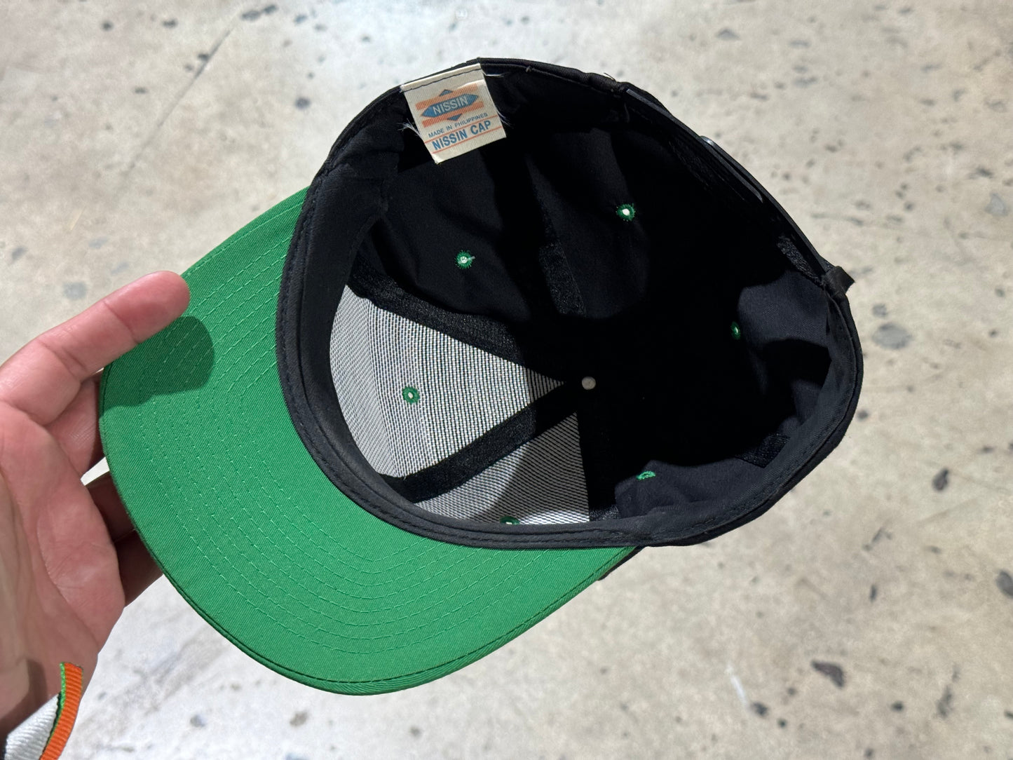 3D Fishing Snapback - Black/Green