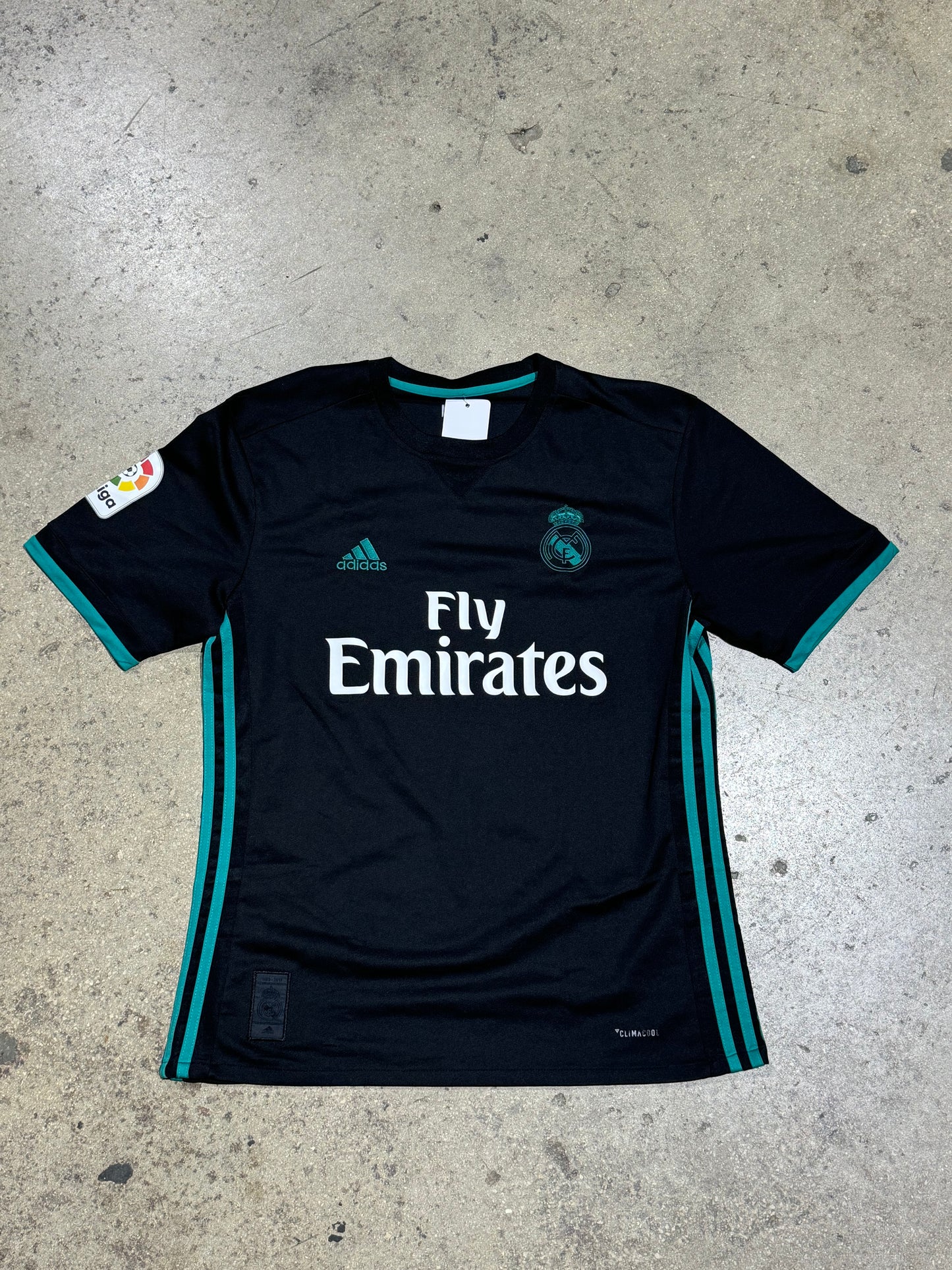 2017 Real Madrid Sergio Ramos Away Jersey - Black Size Medium