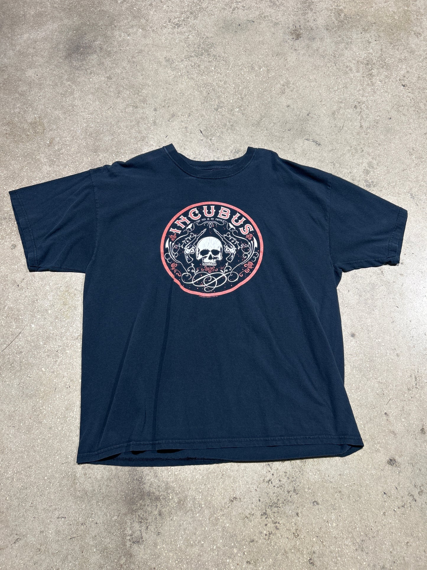 Inucubus "My Pen is my Pistola" Tee -Black Size XL (23x26)