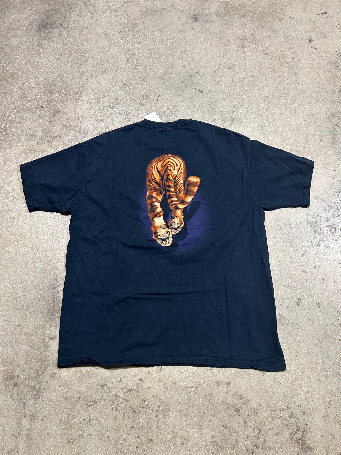 1999 Tiger Break Through Tee - Black Size XL