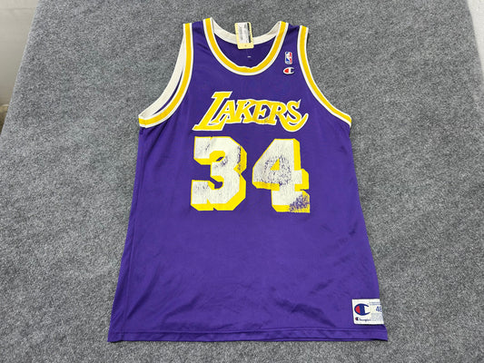 LA Lakers O'neal #32 Basketball Jersey - Purple Size XL