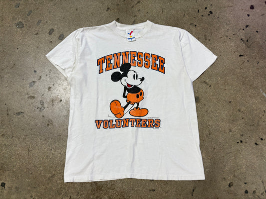 Tennessee Volunteers Mickey Tee - White Size Large