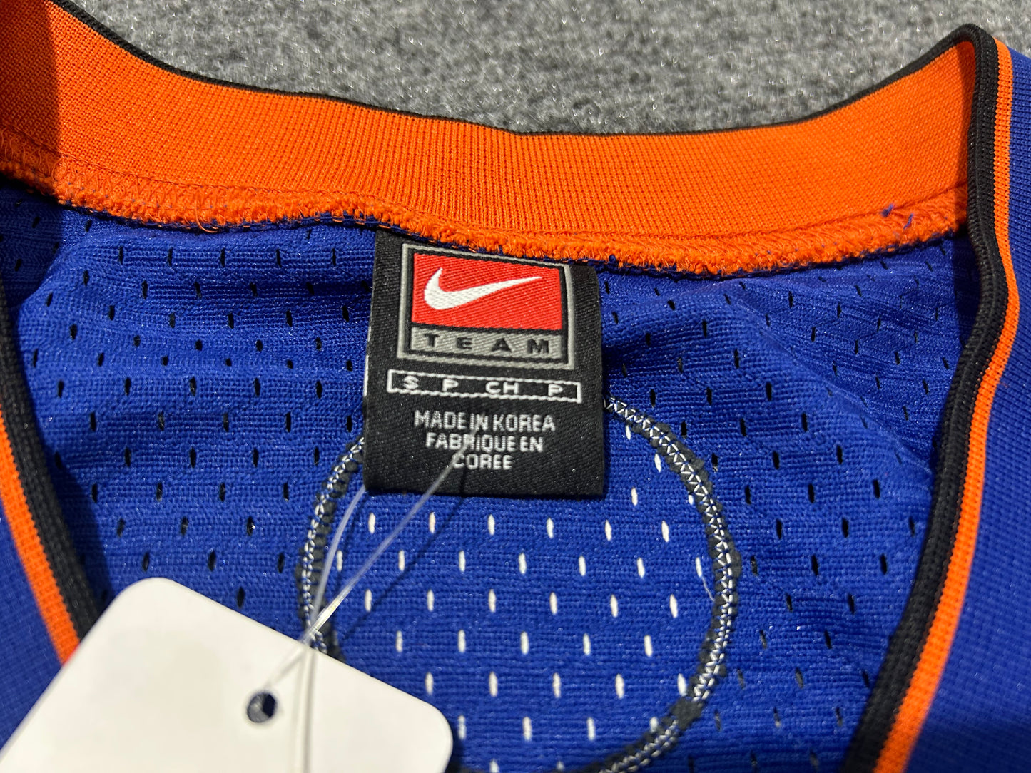 New York Knicks Sprewell #8 Basketball Jersey - Blue Size Small