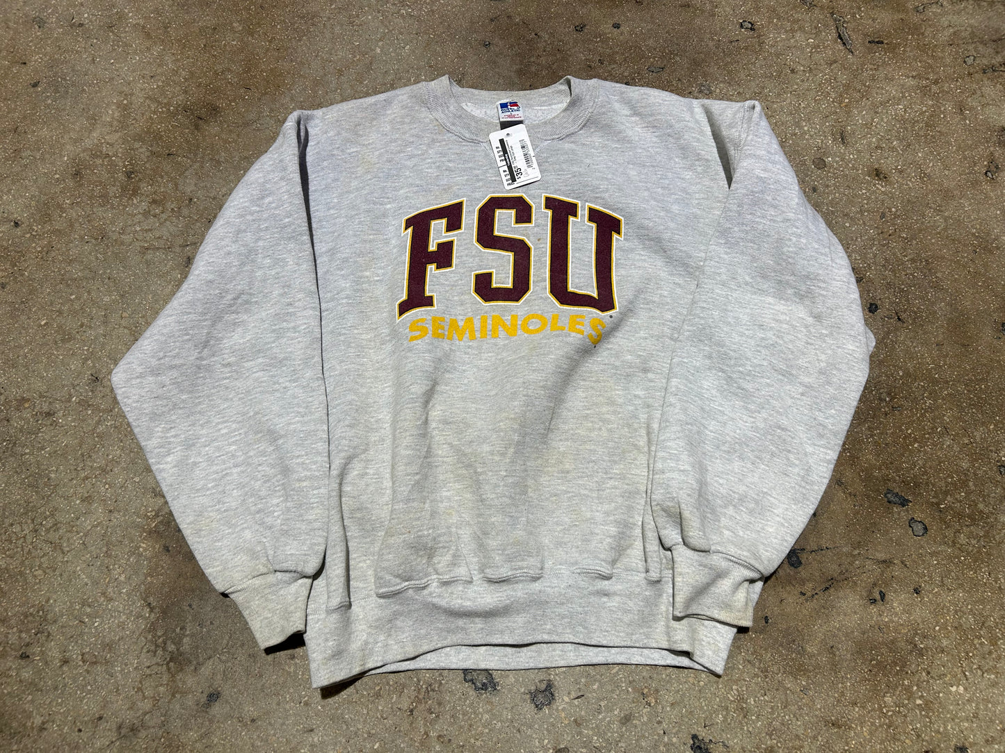 FSU Seminoles Crewneck - Gray Size Large