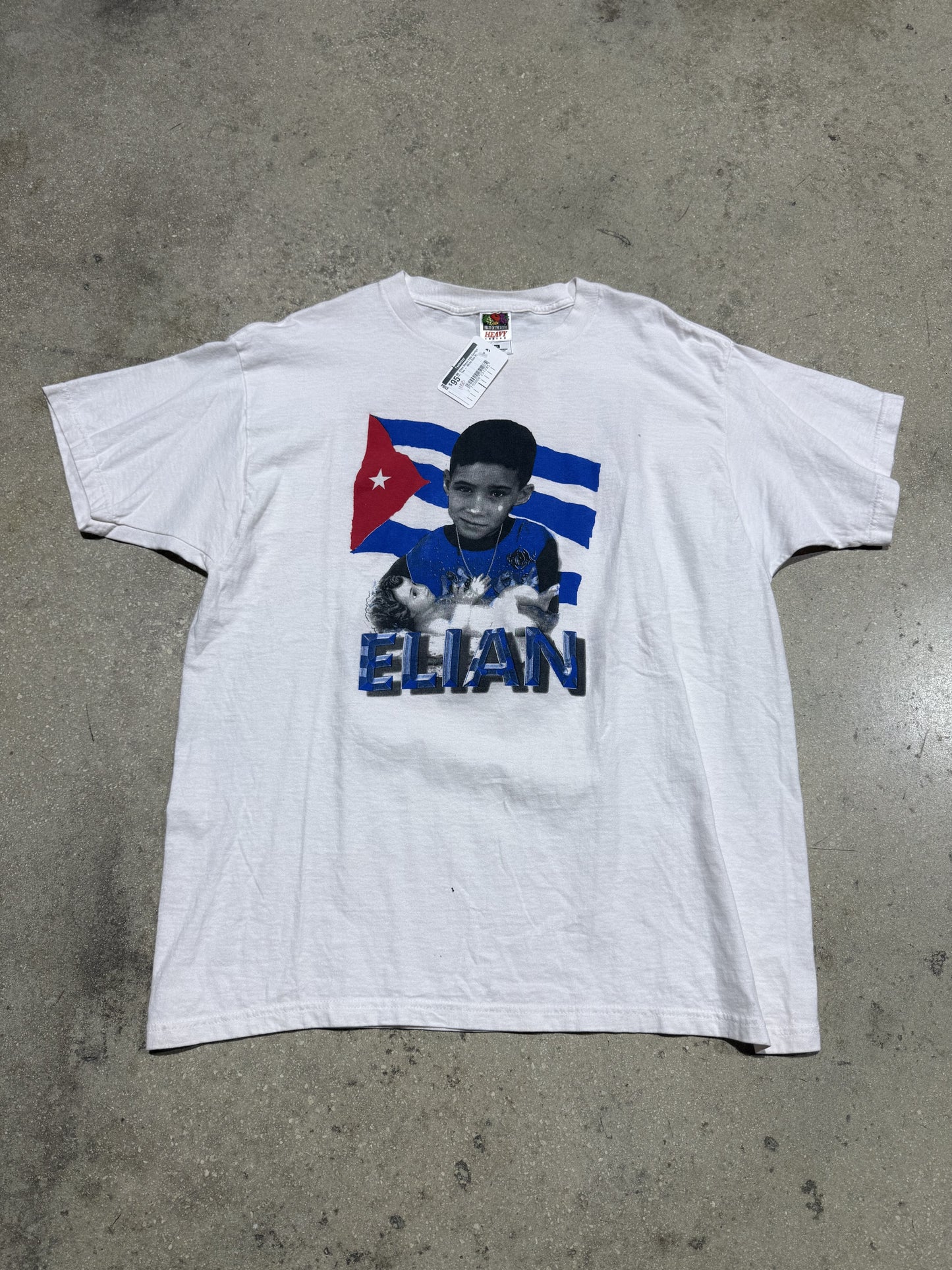 Elian Miami Esta Contigo Tee - White Size XL