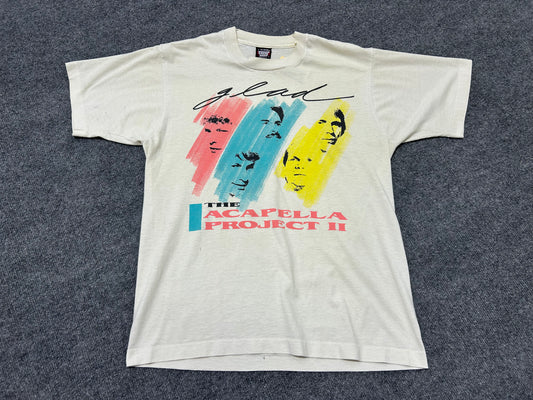 The Acapella Project II Tee - White Size Large