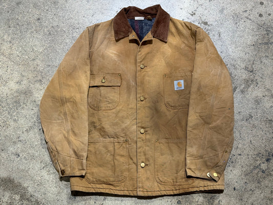 Carhartt Denim Barn Jacket - Khaki Size Large