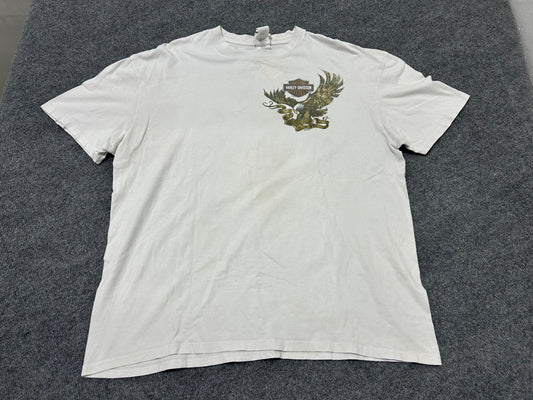 2012 Harley Davidson Big Twin Aruba Tee - White Size 2XL
