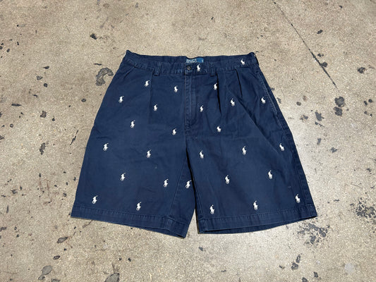 Polo Ralph Lauren Pony Shorts - Navy Size 34