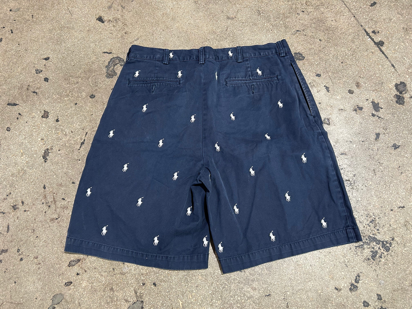 Polo Ralph Lauren Pony Shorts - Navy Size 34