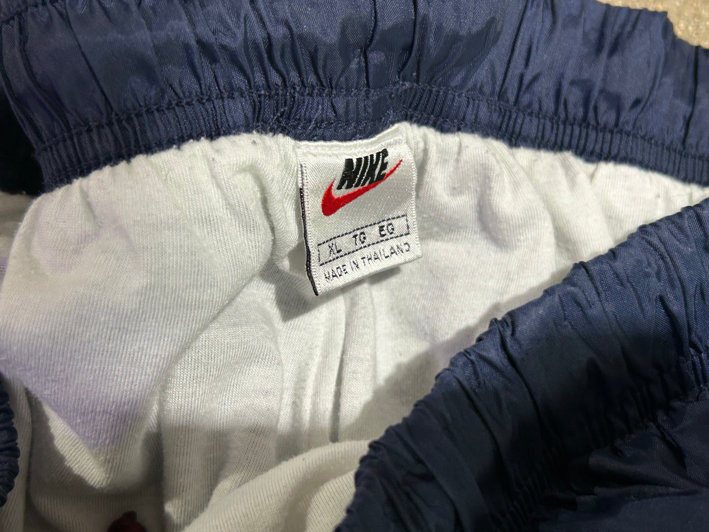 Nike Nylon Track Pants - Navy Size XL