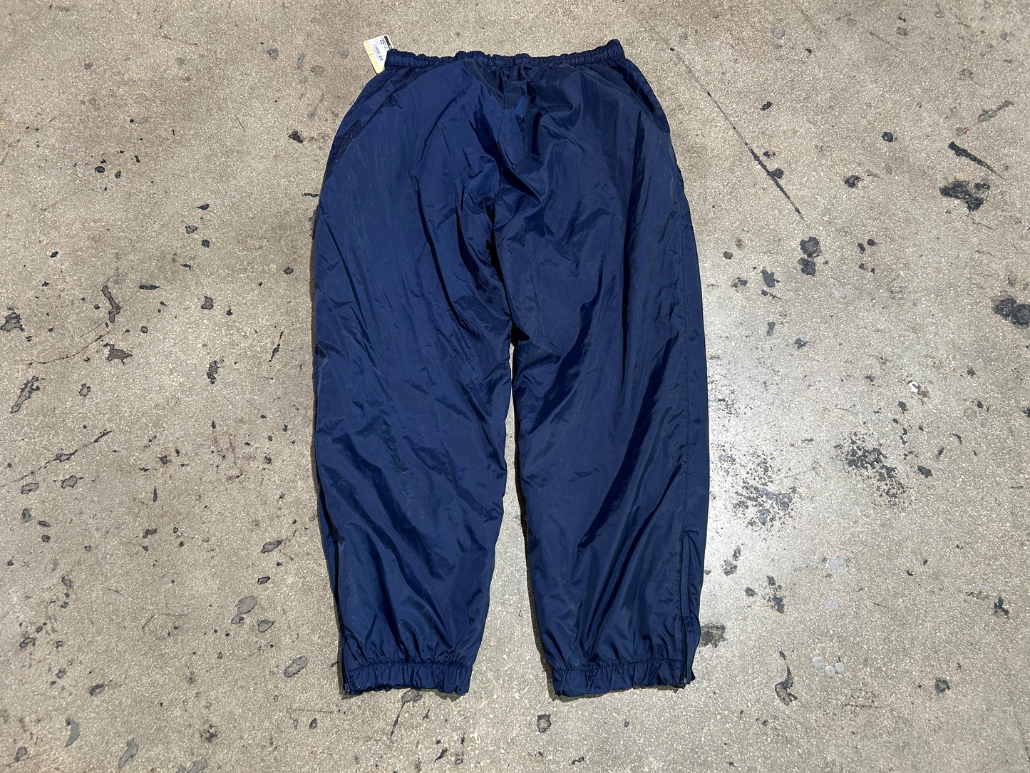 Nike Nylon Track Pants - Navy Size XL