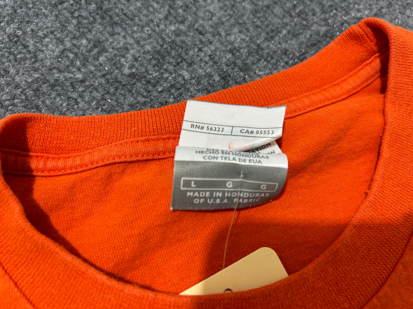 Nike Miami U Tee - Orange Size Large