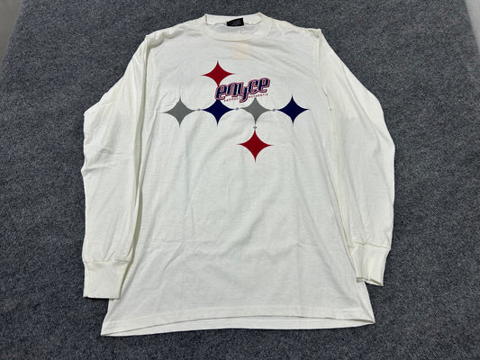 ENYCE Long Sleeve Tee - White Size Large