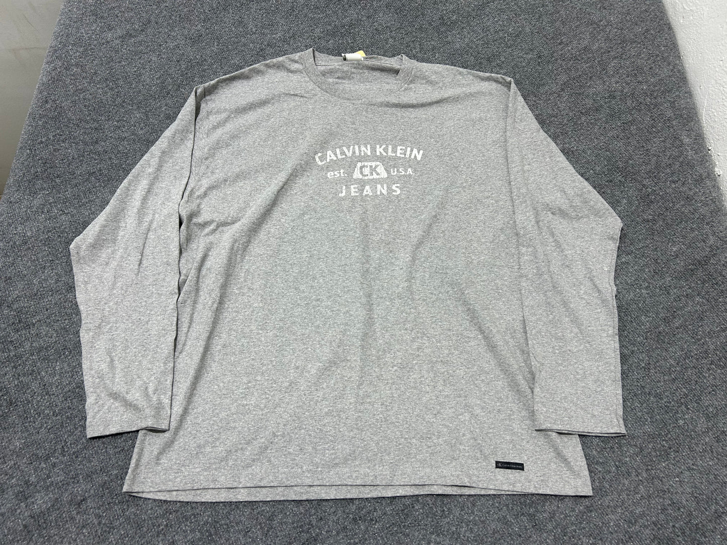 Calvin Klein Jeans Long Sleeve - Gray size XL