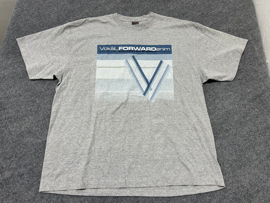 Vokal Forward Denim Tee - Gray Size XXL