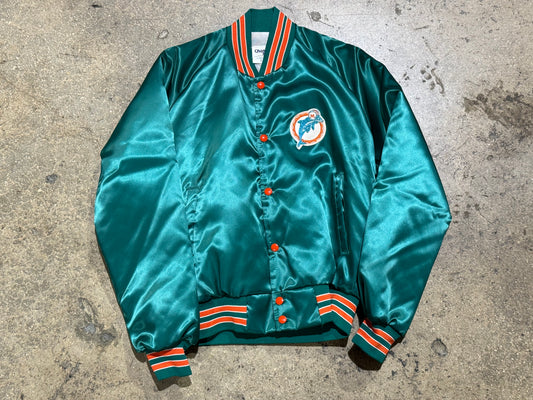 Chalk Line Miami Dolphins Satin Jacket Size Small