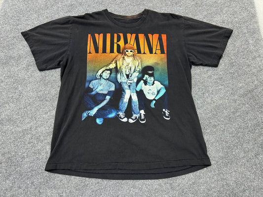 00s Nirvana Tee - Black Size XL