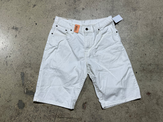 Levis 569 Denim Shorts - White Size 30