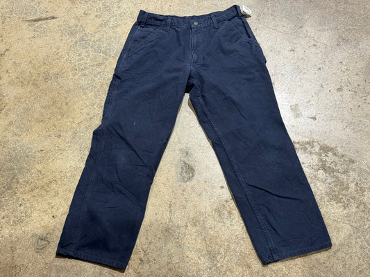 Carhartt Carpenter Work Pants - Dark Navy Size 34x30