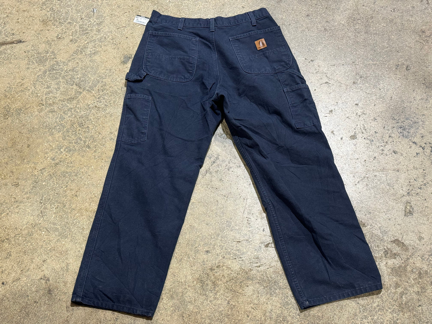 Carhartt Carpenter Work Pants - Dark Navy Size 34x30