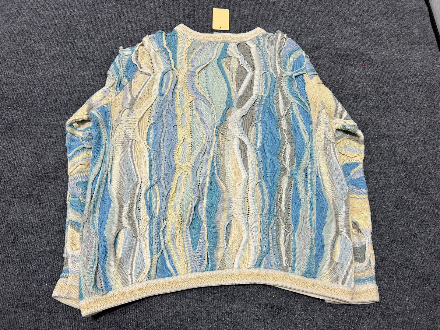 COOGI 3D Knit Sweater - Cream Multi Size Medium