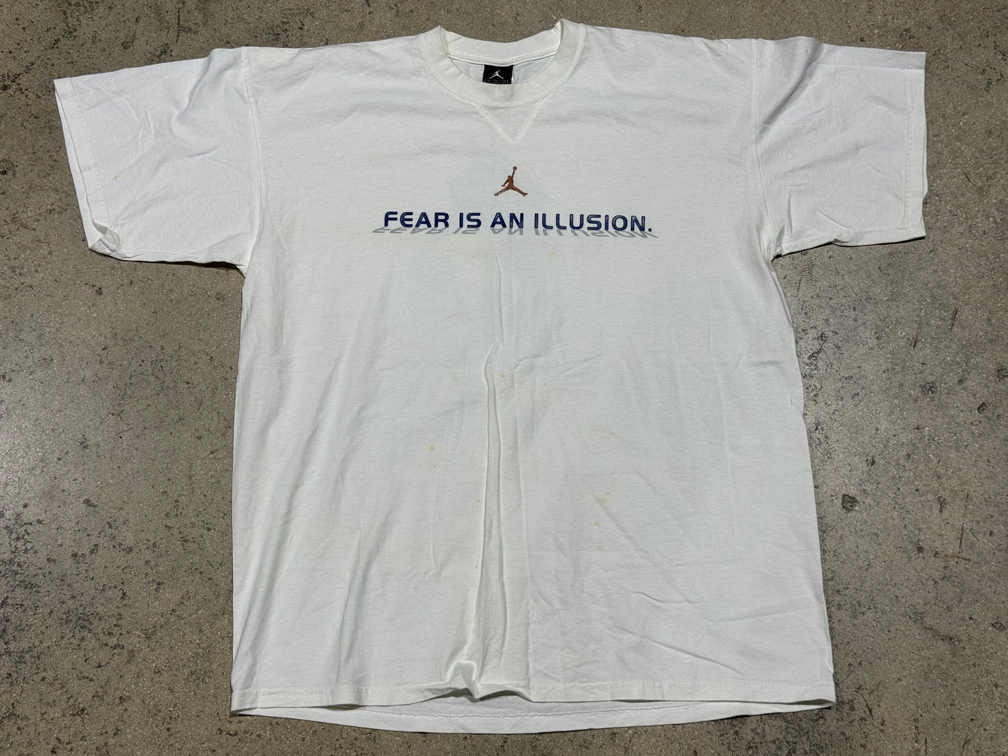 Jordan Fear Is An Illusion Tee - White Size XL