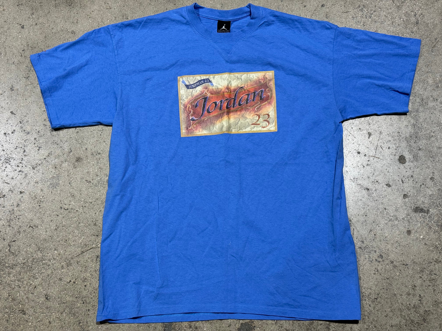 Jordan Jam Label Tee - UNC Blue Size XL