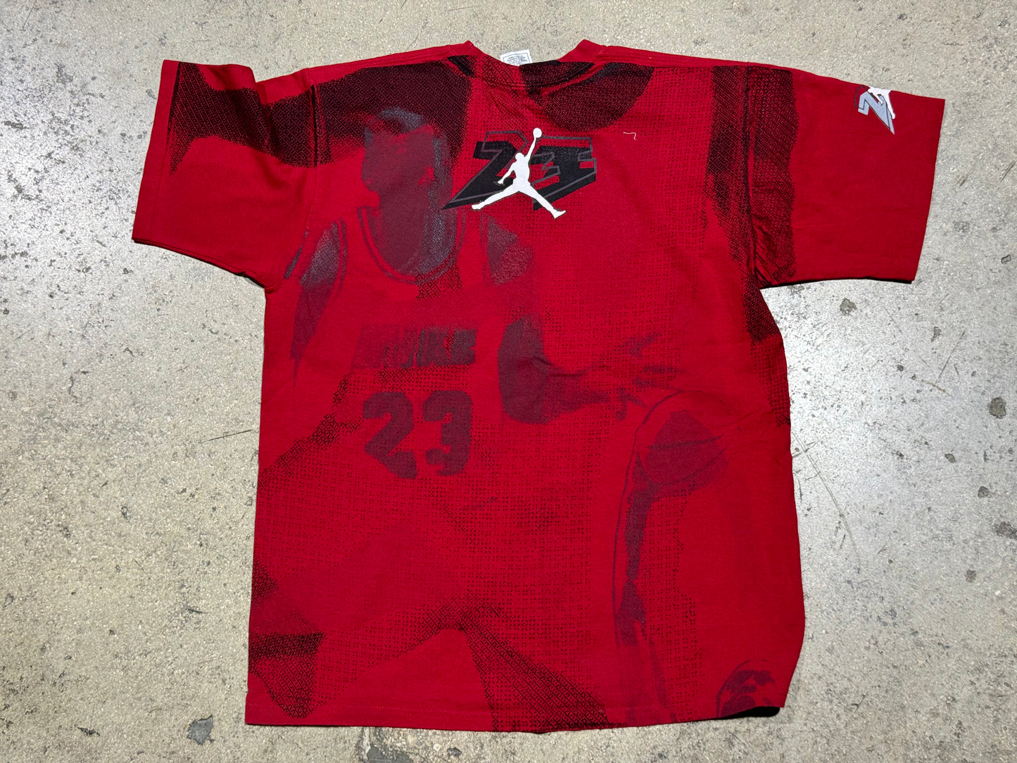 Jordan 8 AOP Tee - Red Size Medium